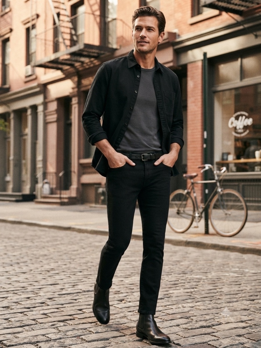 Rag & Bone Fit 1 Extra Slim Jeans – Men's Size 32, L 32" Black – Button Fly
